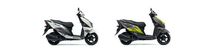 SUZUKI Avenis 125 - White Matt Grey & Matt Grey Green